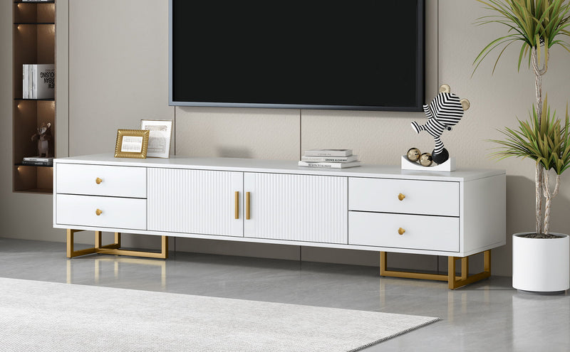 Modern TV Stand With Storage, TV Console Cabinet