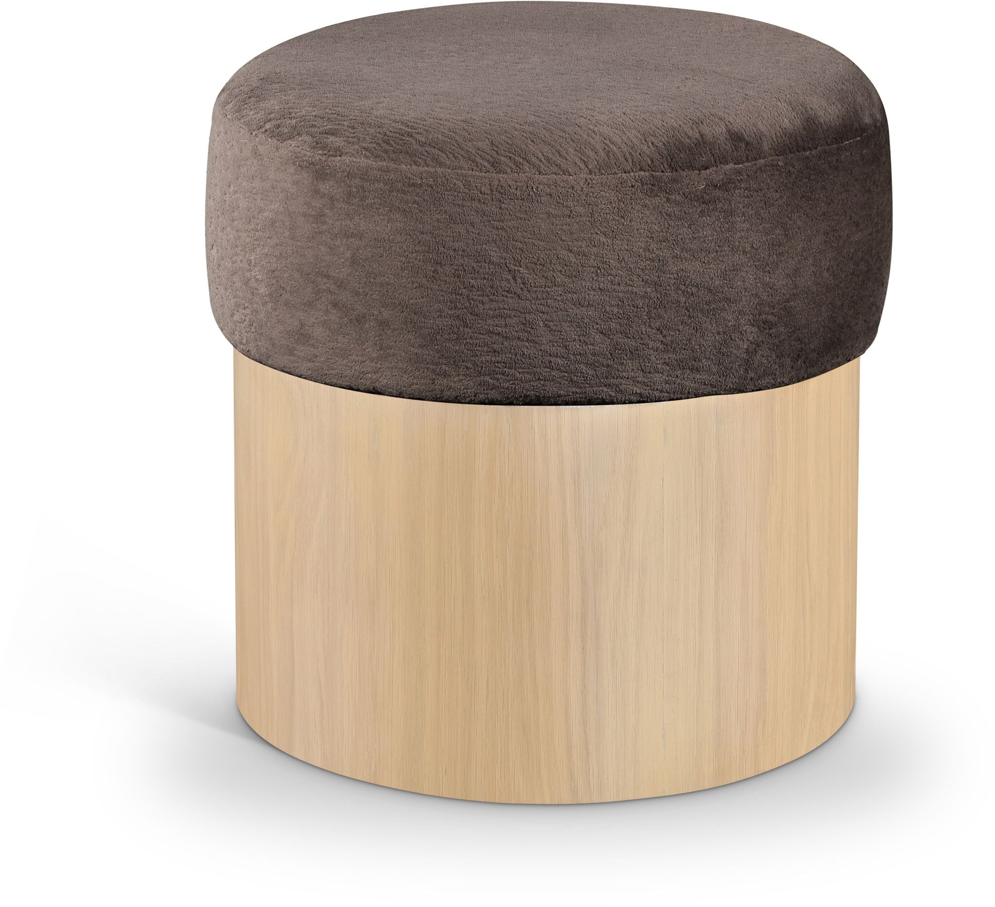 Nimes - Ottoman / Stool With Natural Base - Urban Living Furniture (Los Angeles, CA)