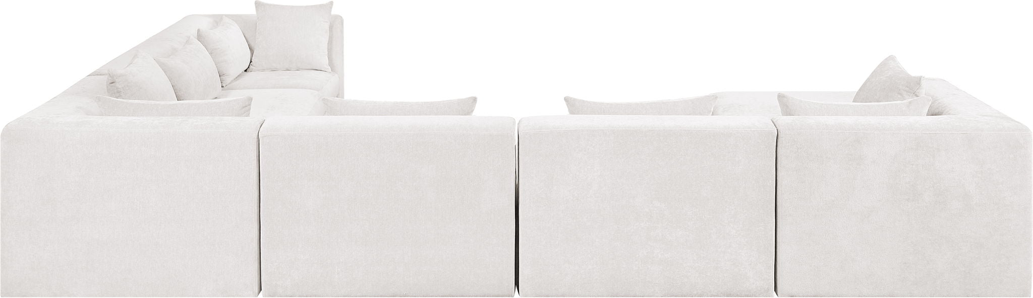 Stellar - 7 Piece Chenille Fabric Upholstered Modular Sectional - Urban Living Furniture (Los Angeles, CA)