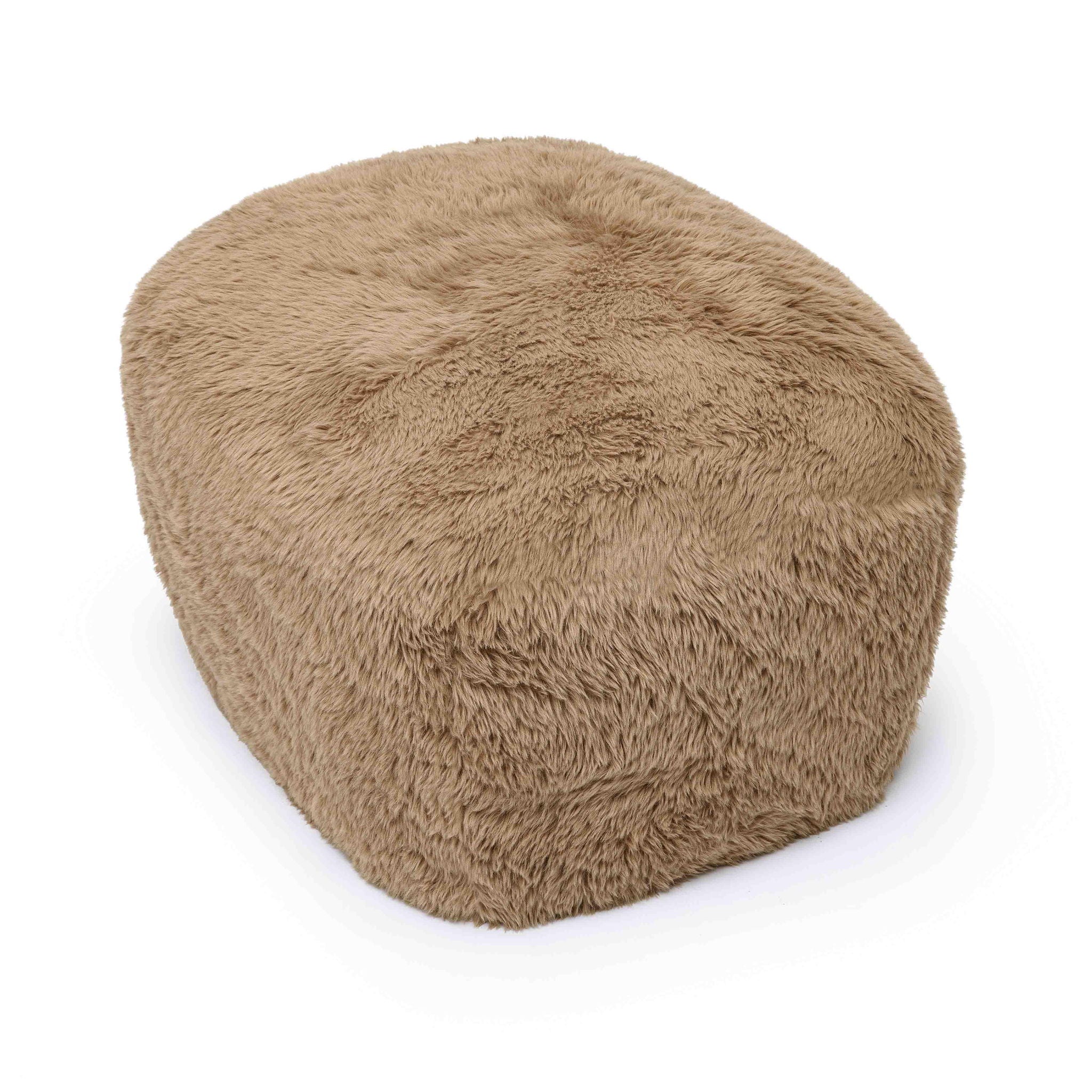 Britt - Vegan Shearling Ottoman - Urban Living Furniture (Los Angeles, CA)