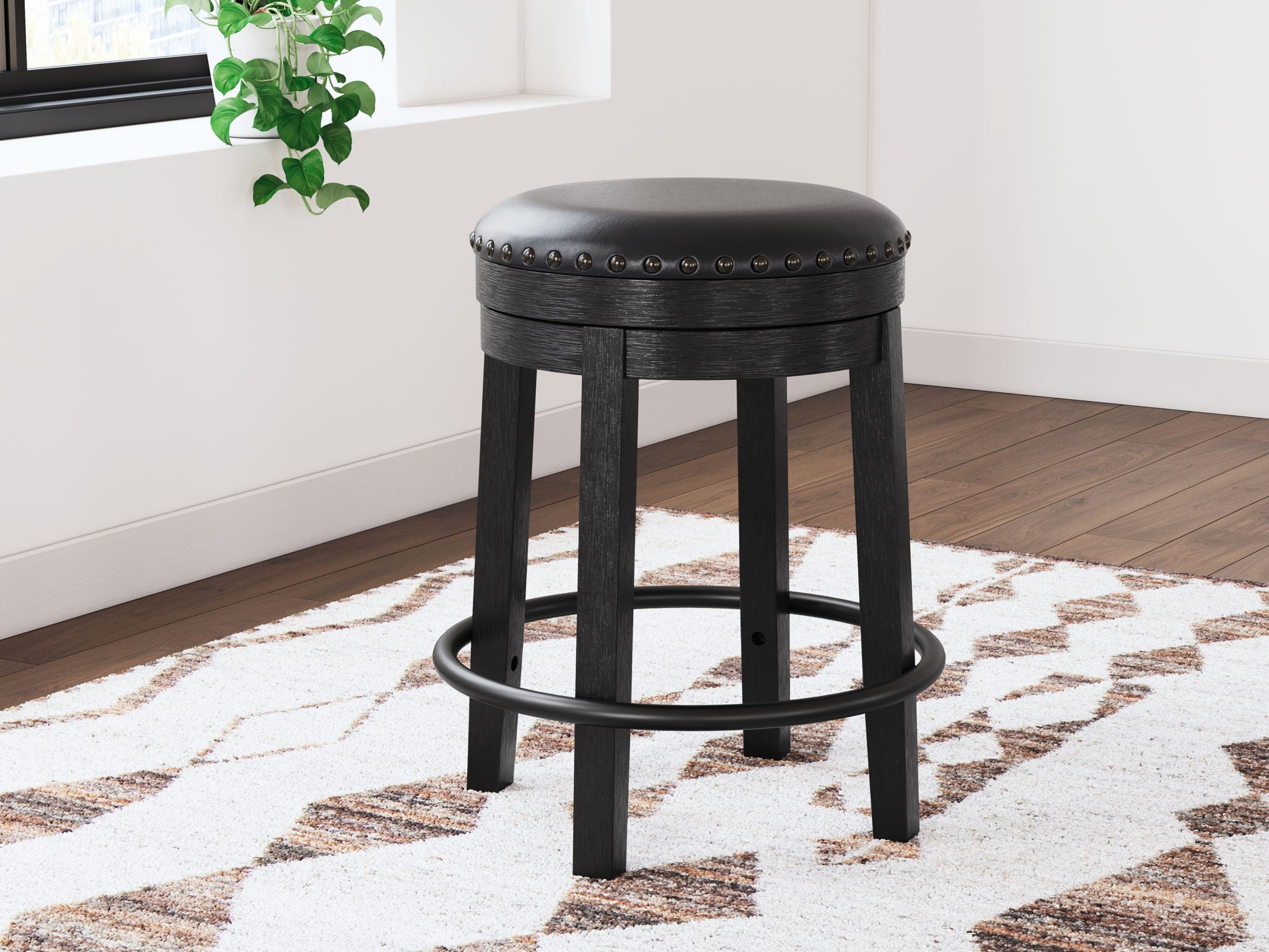 Valebeck - Upholstered Swivel Stool - Urban Living Furniture (Los Angeles, CA)