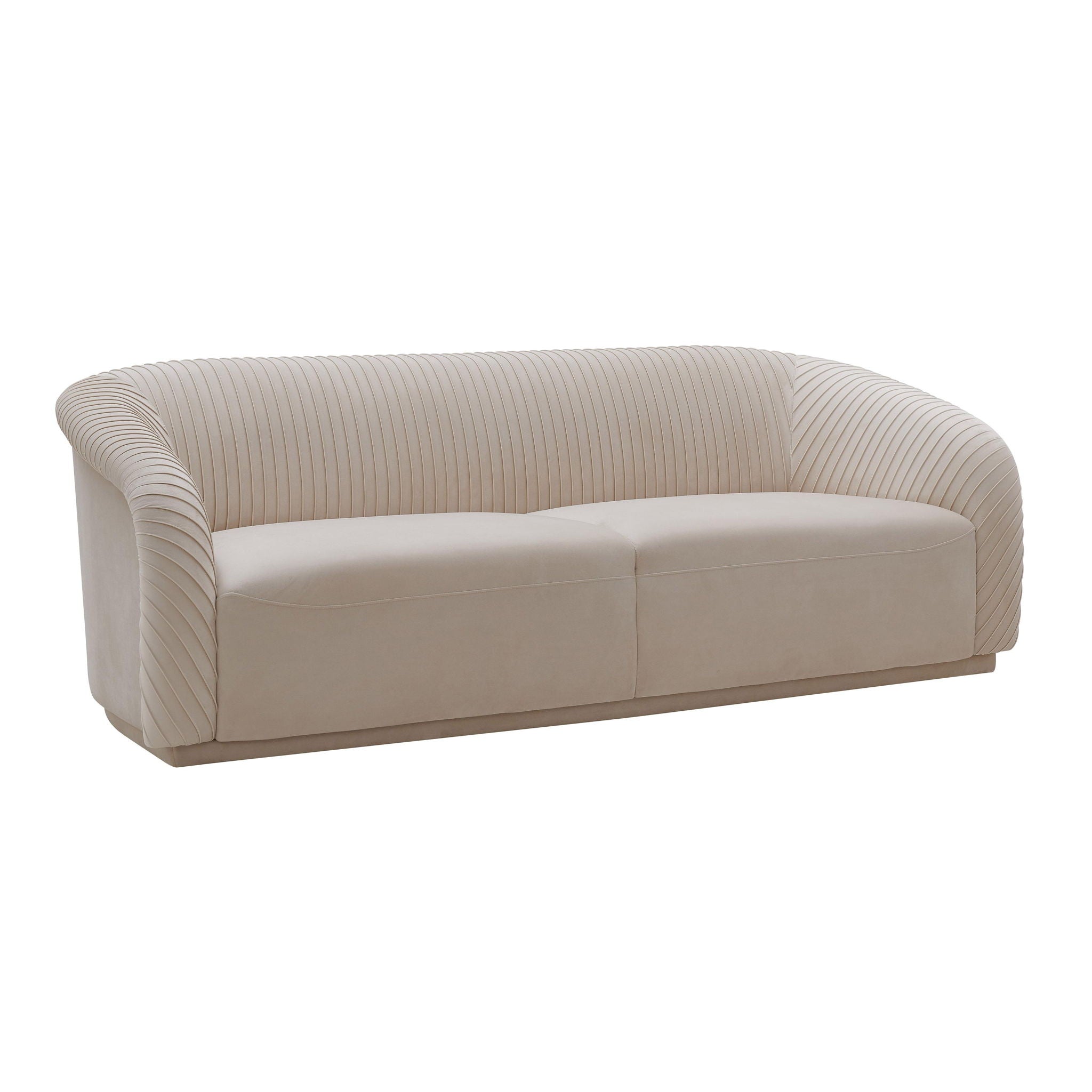 Yara - Pleated Velvet Sofa - Urban Living Furniture (Los Angeles, CA)