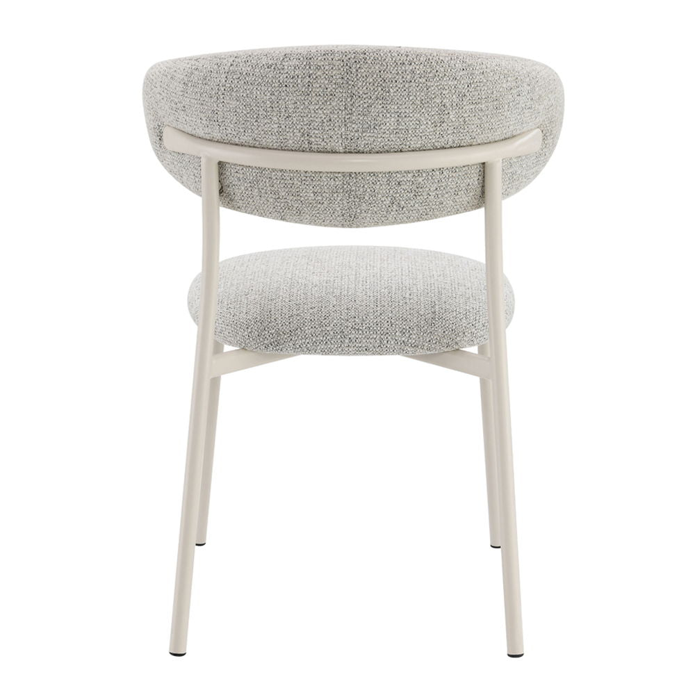 Kalam - Side Chair (Set of 2) - Gray Fabric & Beige - Urban Living Furniture (Los Angeles, CA)