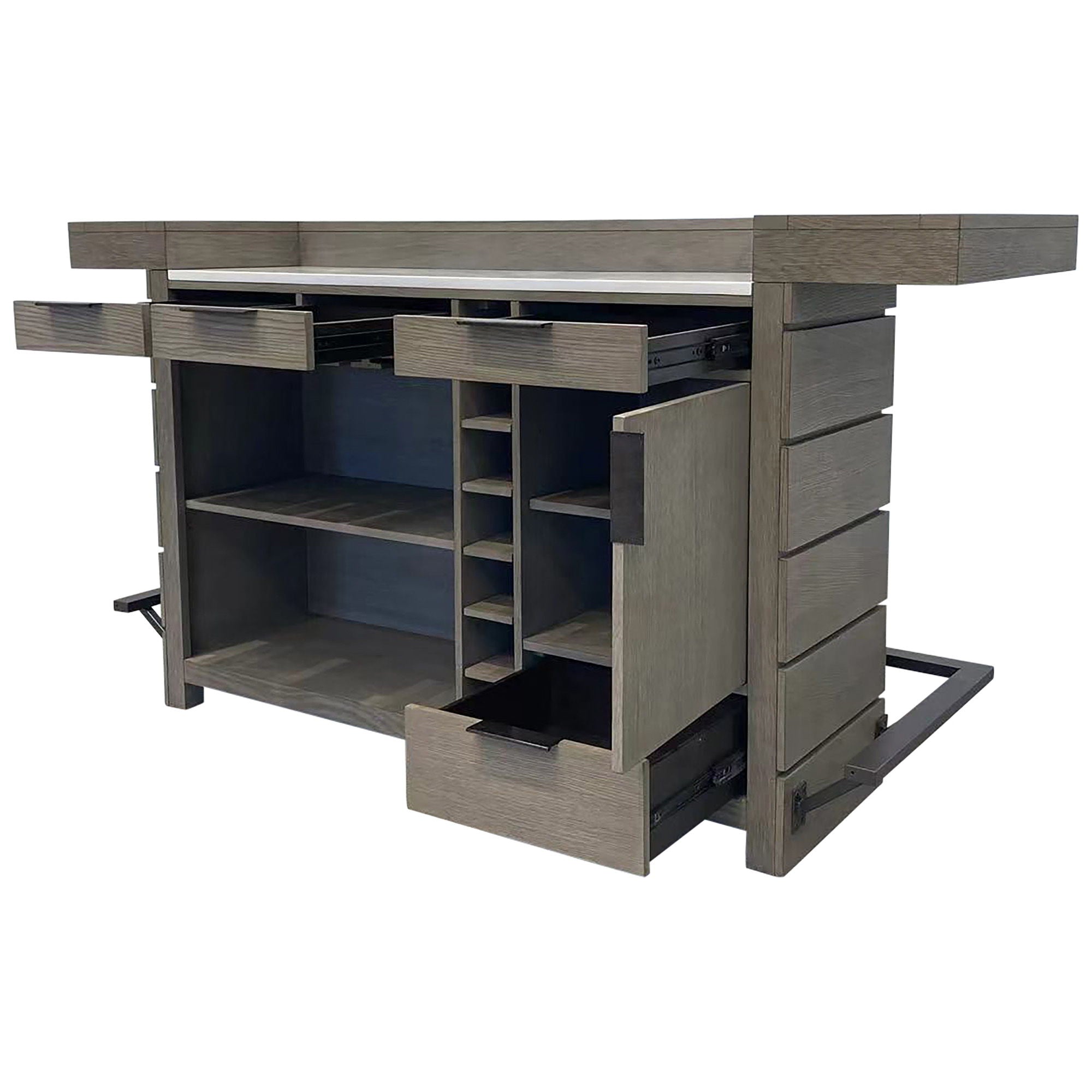 Pure Modern Dining - Bar Complete - Moonstone - Urban Living Furniture (Los Angeles, CA)