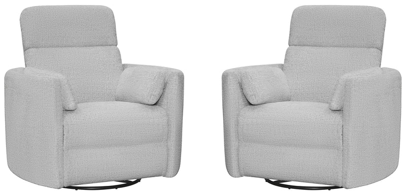 Radius - Manual Swivel Recliner (Set of 2)