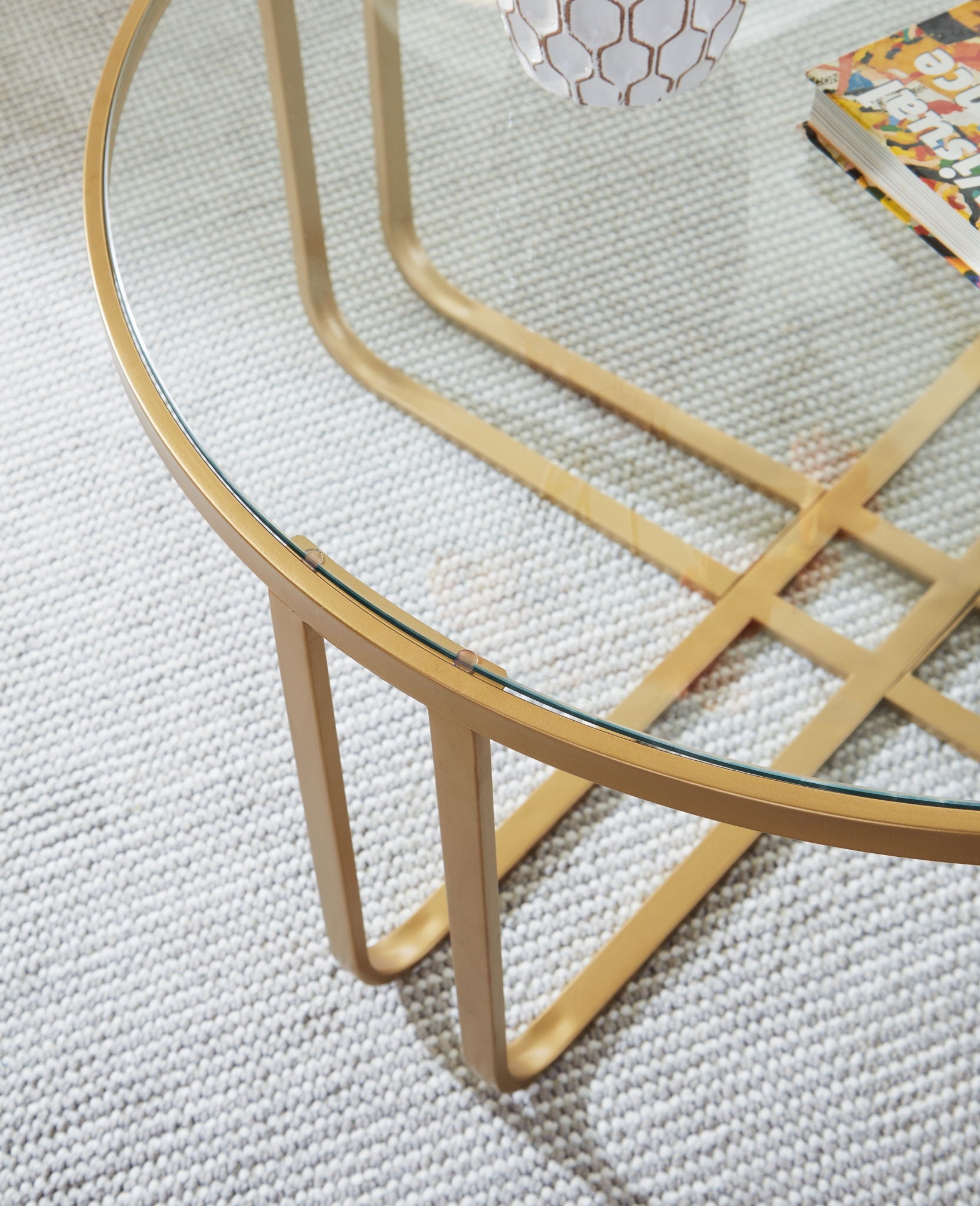 Milloton - Gold - Occasional Table Set (Set of 3) - Urban Living Furniture (Los Angeles, CA)