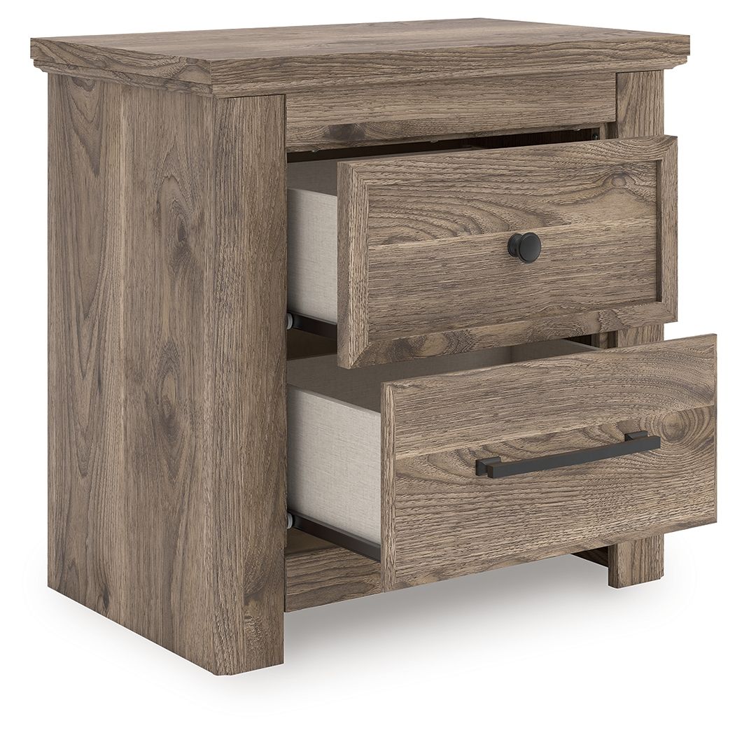 Rusticott - Brown - Two Drawer Night Stand - Urban Living Furniture (Los Angeles, CA)
