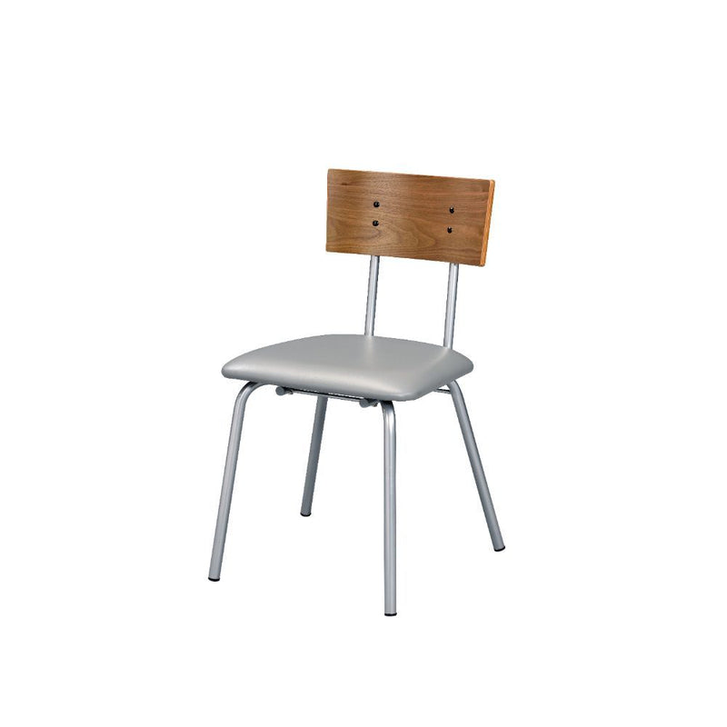 Jurgen - Side Chair (Set of 2) - PU & Silver - Urban Living Furniture (Los Angeles, CA)