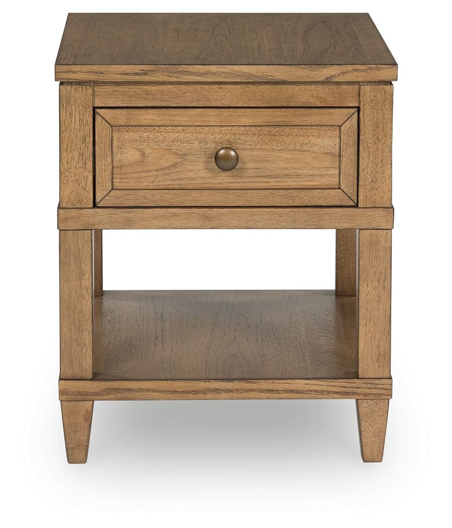 Sharlance - Light Brown - Rectangular End Table - Urban Living Furniture (Los Angeles, CA)