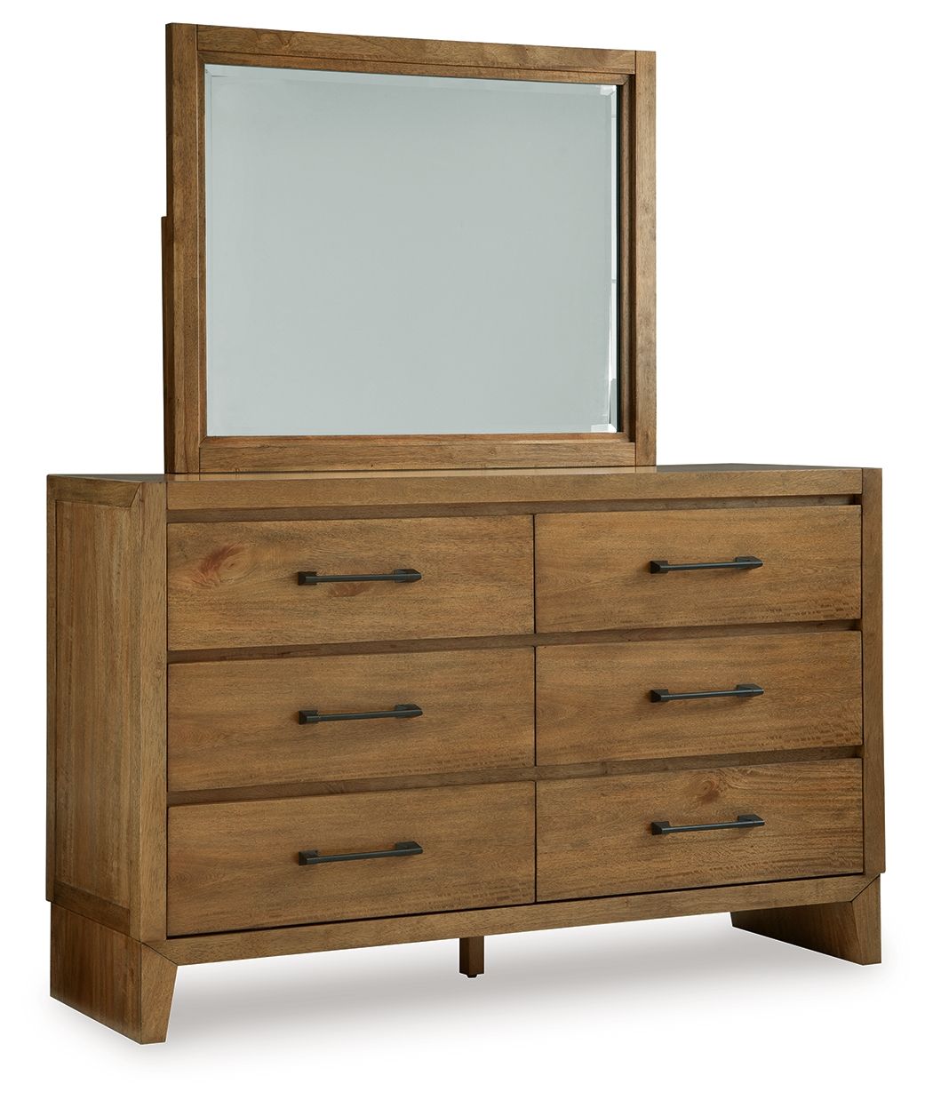 Sherbana - Light Brown - Dresser And Mirror - Urban Living Furniture (Los Angeles, CA)