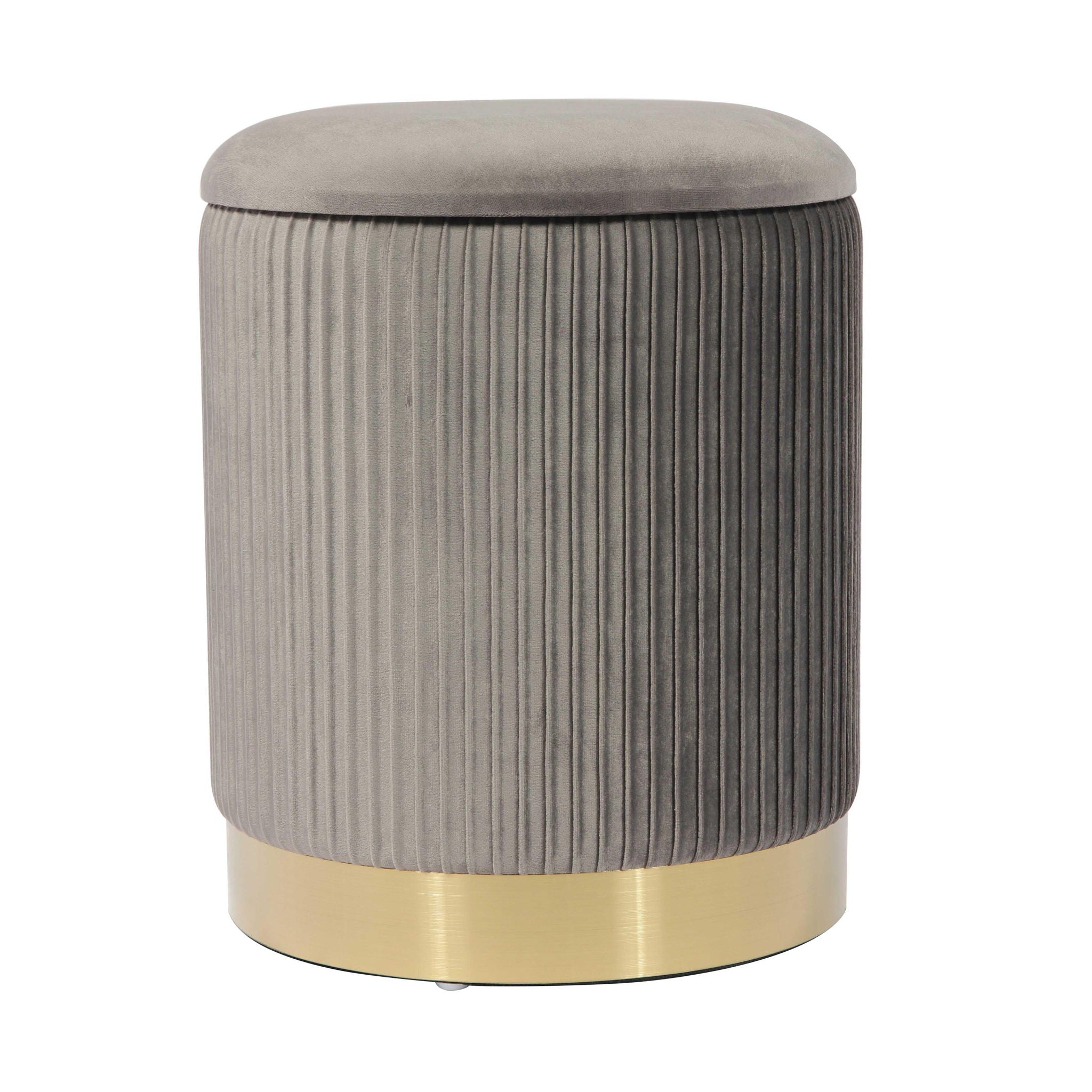 Zoe - Velvet Storage Ottoman - Urban Living Furniture (Los Angeles, CA)