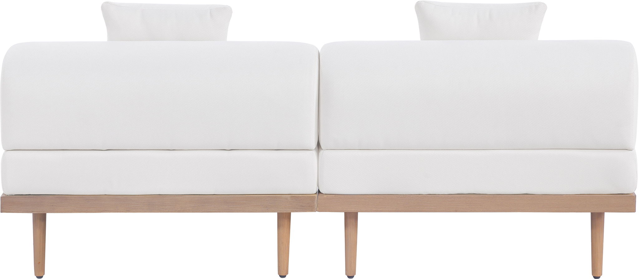 Laguna - 2 Piece Resilient Water Resistant Fabric 71" Outdoor Patio Armless Modular Loveseat - Urban Living Furniture (Los Angeles, CA)