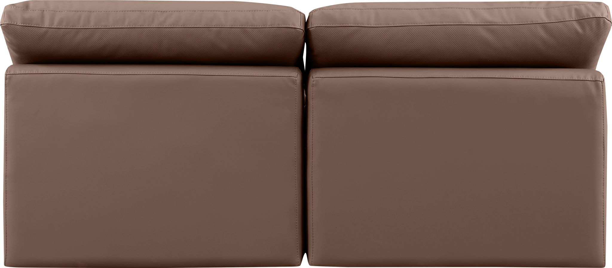 Indulge - Faux Leather 2 Seat Modular Armless Sofa - Urban Living Furniture (Los Angeles, CA)