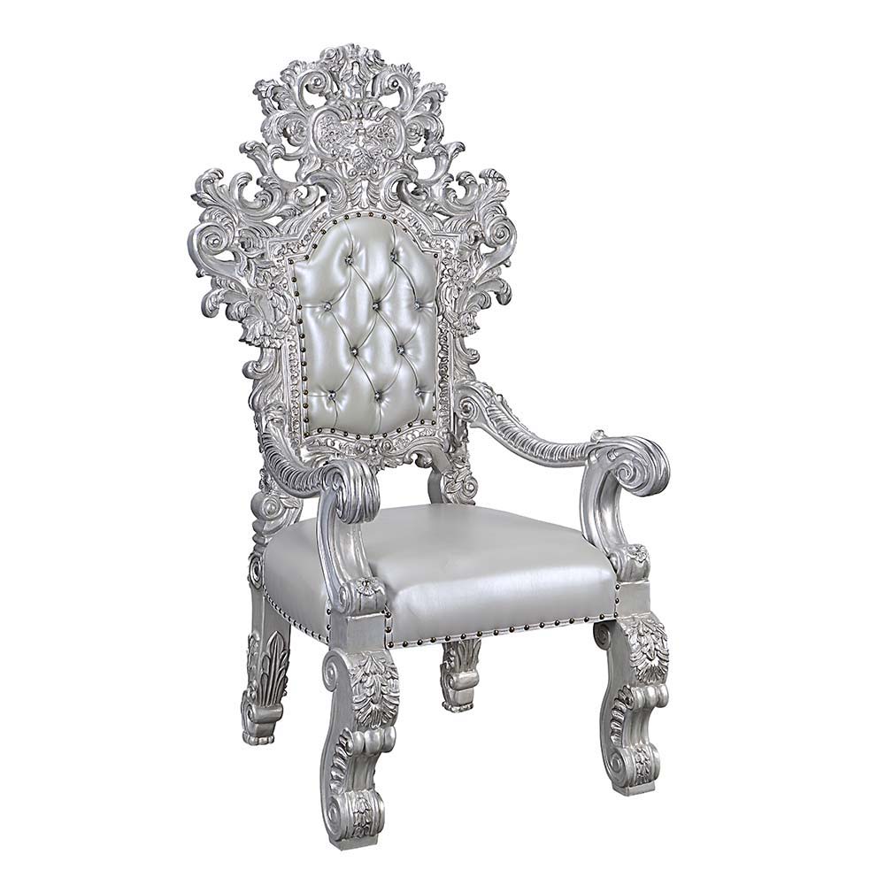 Valkyrie - Arm Chair (Set of 2) - Antique Platinum - Urban Living Furniture (Los Angeles, CA)
