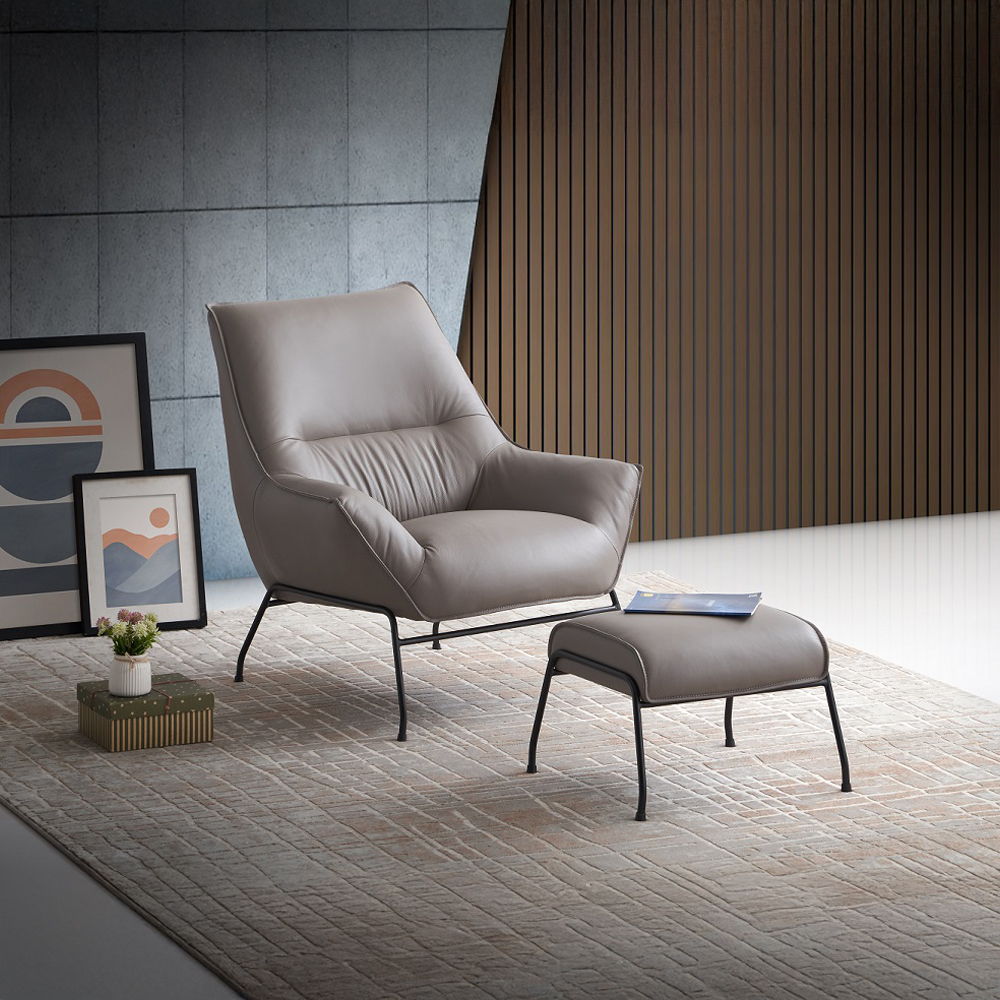 Jabel - Accent Chair & Ottoman - Urban Living Furniture (Los Angeles, CA)