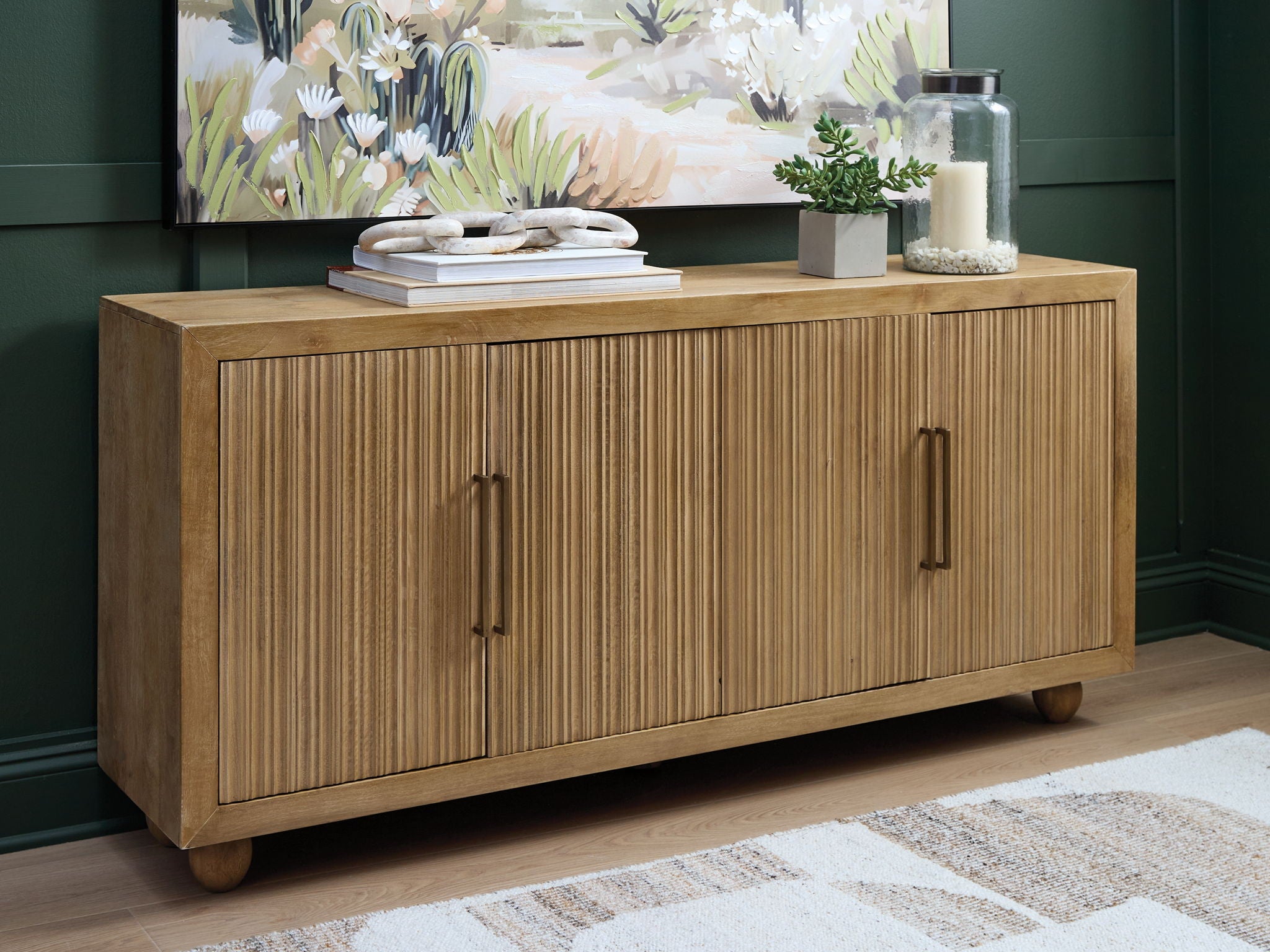 Niam - Light Antique Beige - Accent Cabinet - Urban Living Furniture (Los Angeles, CA)