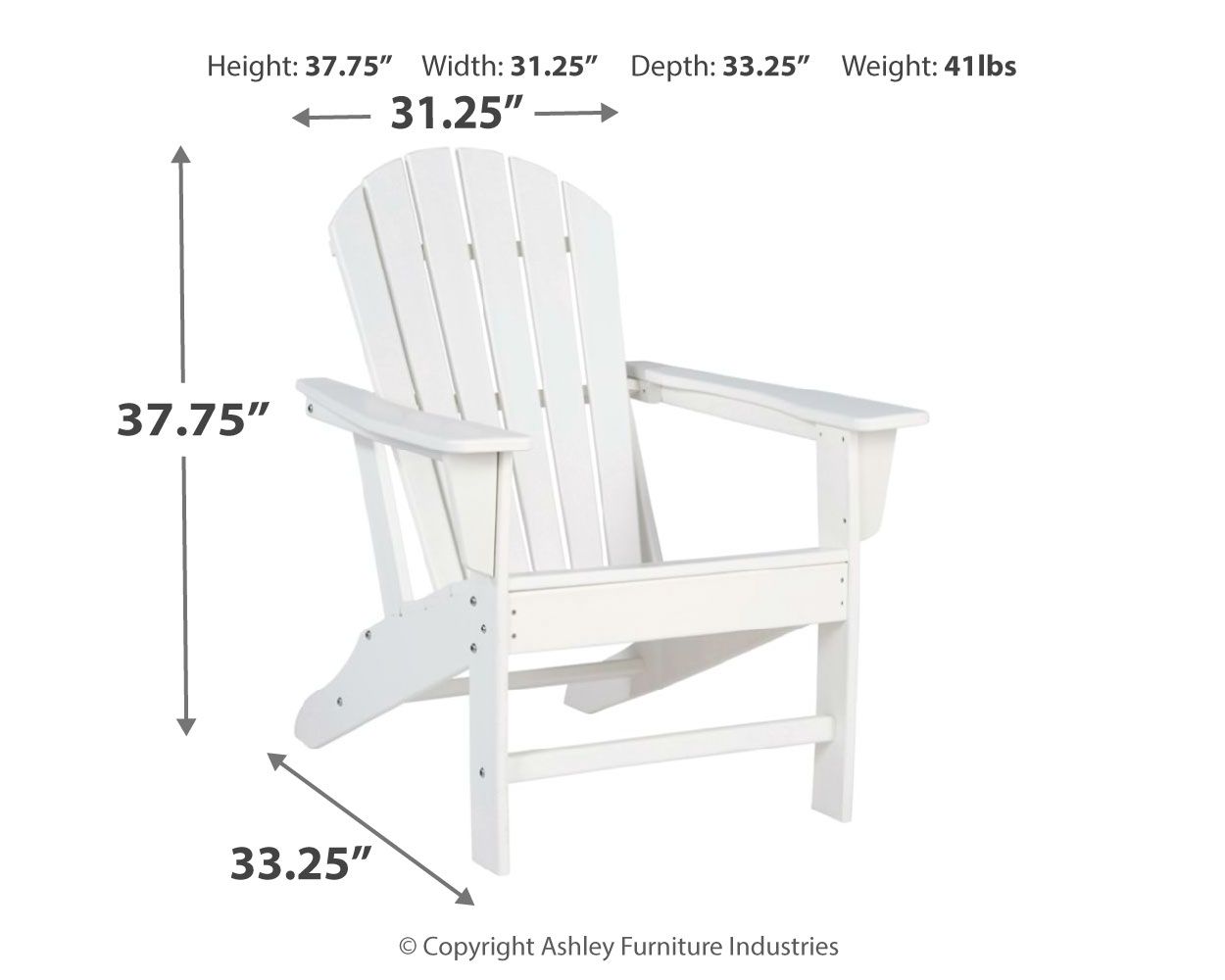 Sundown Treasure - Outdoor Adirondack Chair - Urban Living Furniture (Los Angeles, CA)