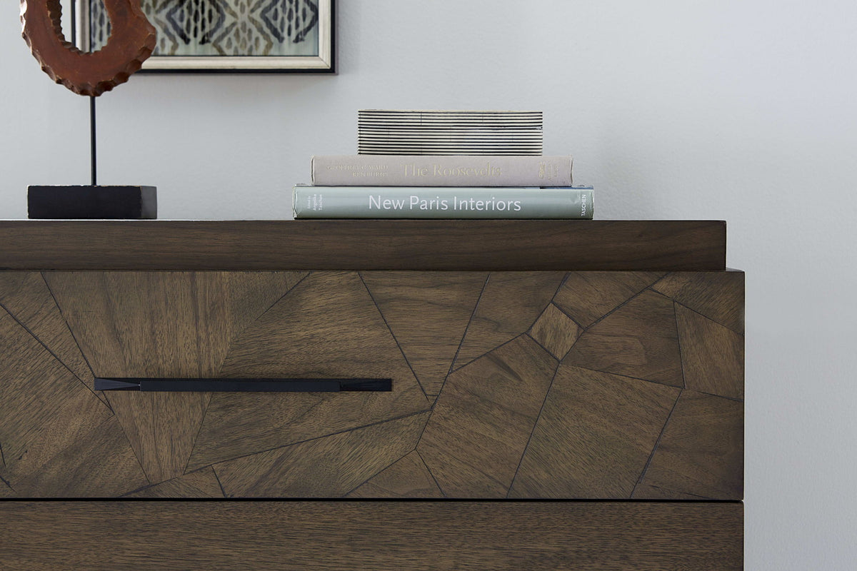 Broderick - Five-Drawer Chest - Wild Oats Brown (2024)