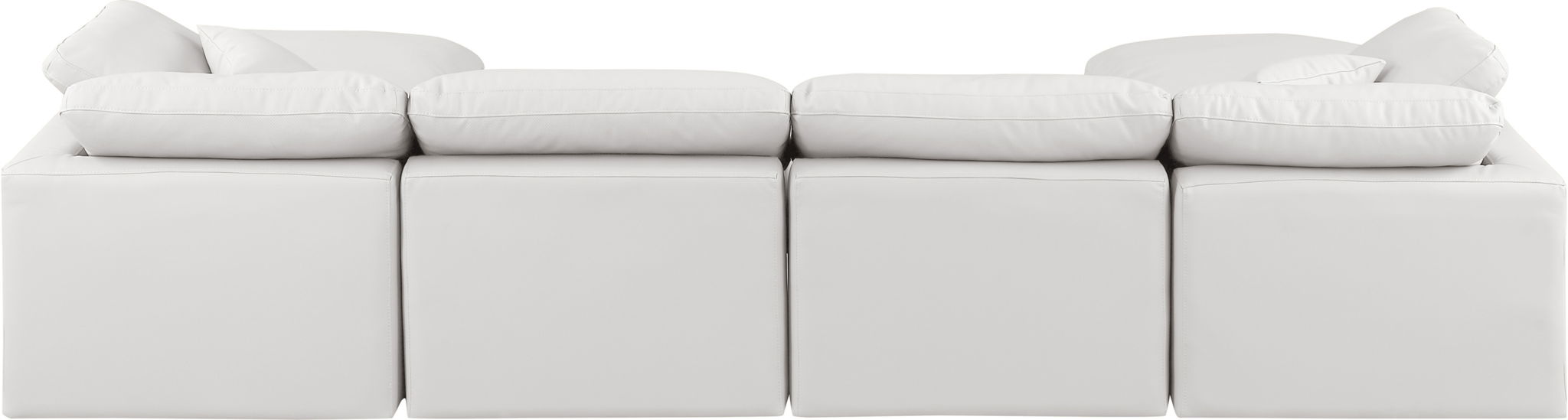 Indulge - Faux Leather 6 Piece Modular Double Chaise Sectional - Urban Living Furniture (Los Angeles, CA)