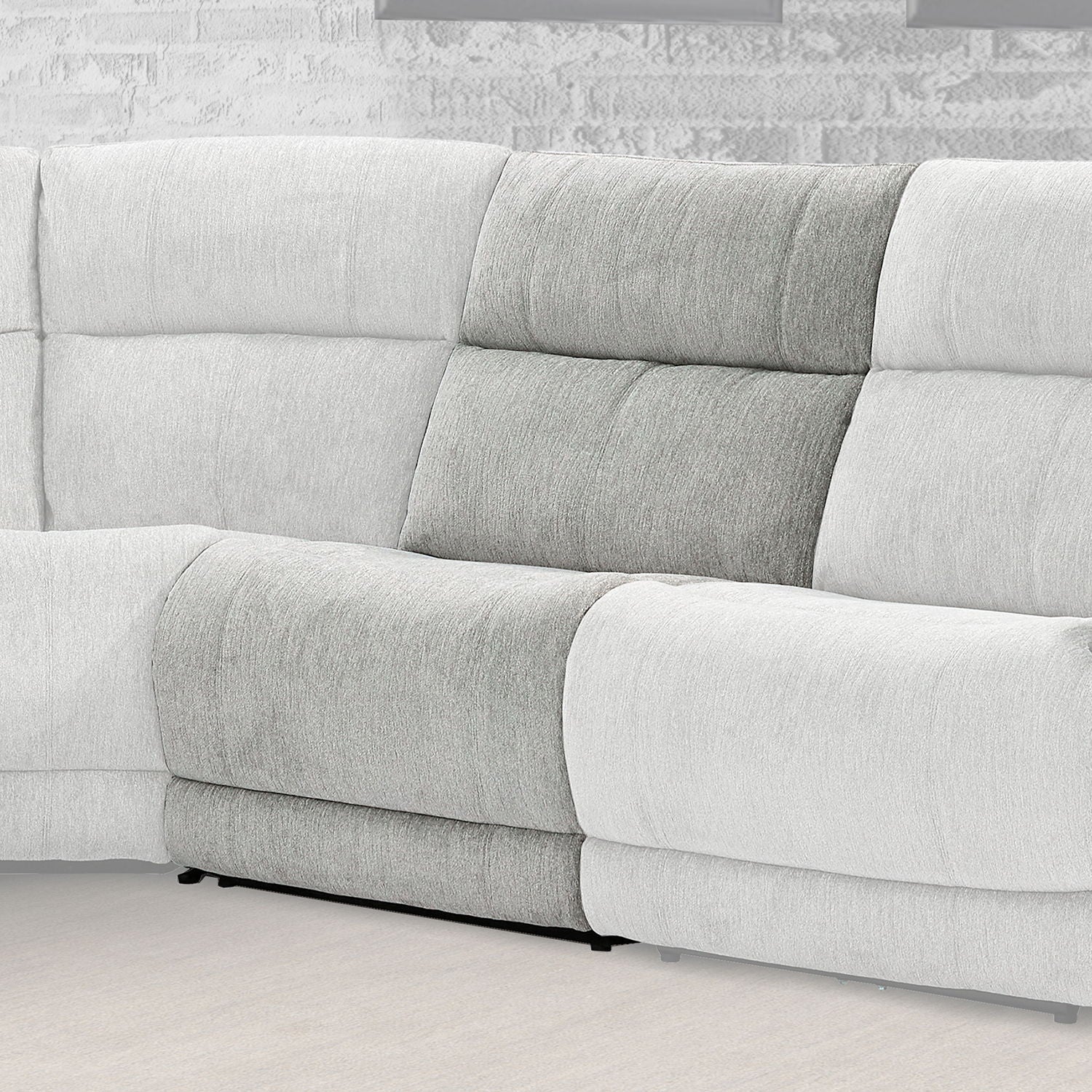 Spencer - Armless Recliner - Tide Pebble