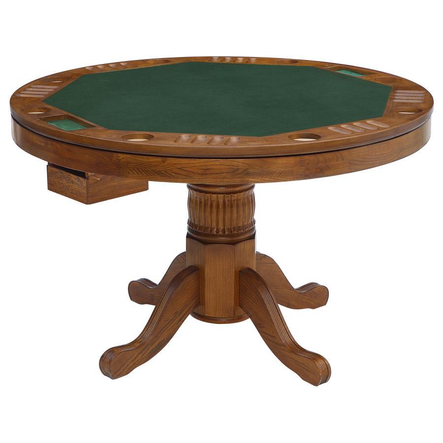 Mitchell - Round Dining And Billiard Poker Game Table - Amber - Urban Living Furniture (Los Angeles, CA)