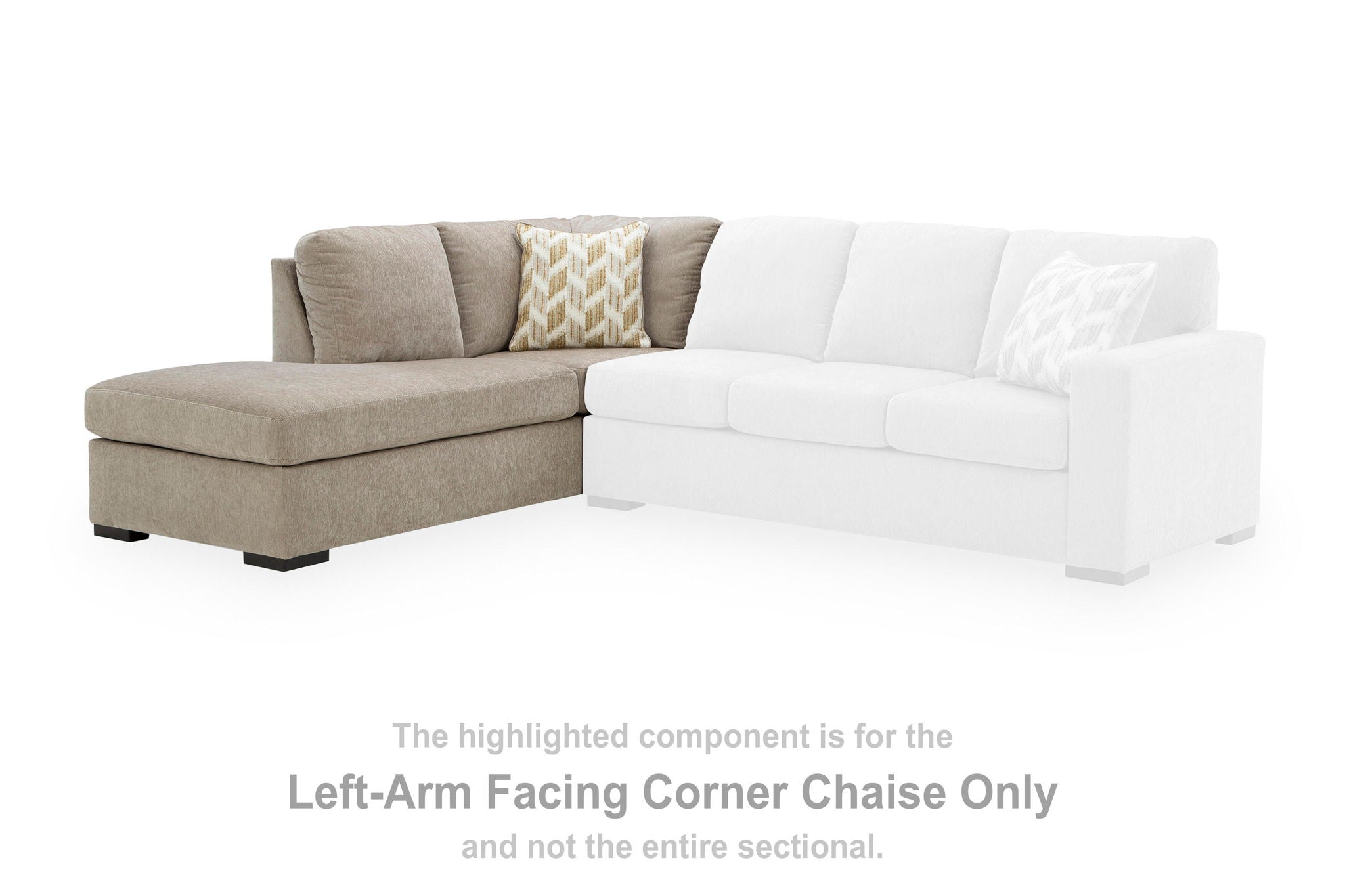 Bridgepoint - LAF Corner Chaise - Stone - Urban Living Furniture (Los Angeles, CA)