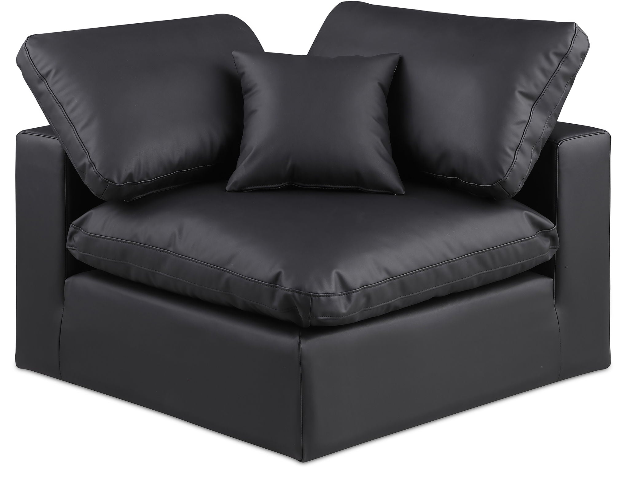 Comfy - Faux Leather Corner Chair - Urban Living Furniture (Los Angeles, CA)