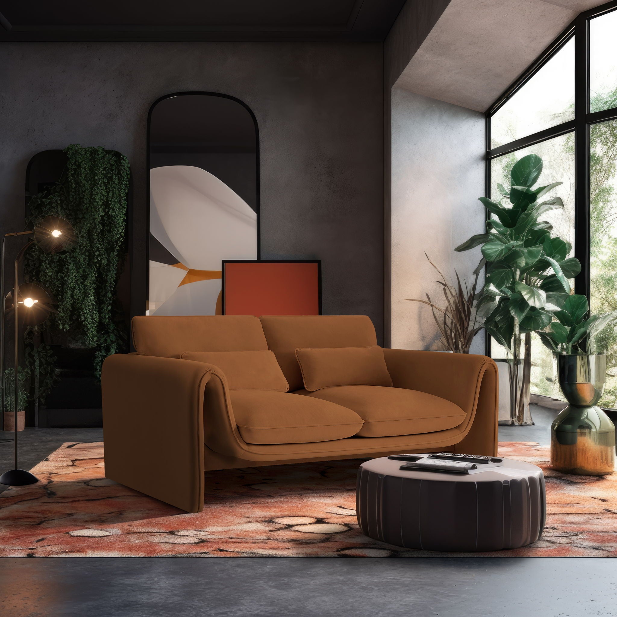 Sloan - Loveseat - Saddle - Urban Living Furniture (Los Angeles, CA)