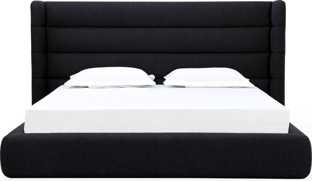 Formosa Frank - Upholstered Wingback Platform Bed