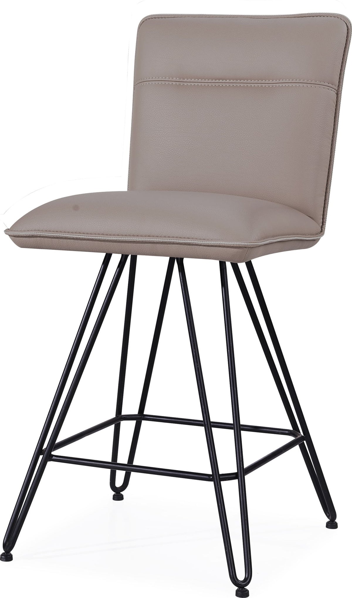 Crossroads - Demi Hairpin Leg Swivel Counter Stool (Set of 2)