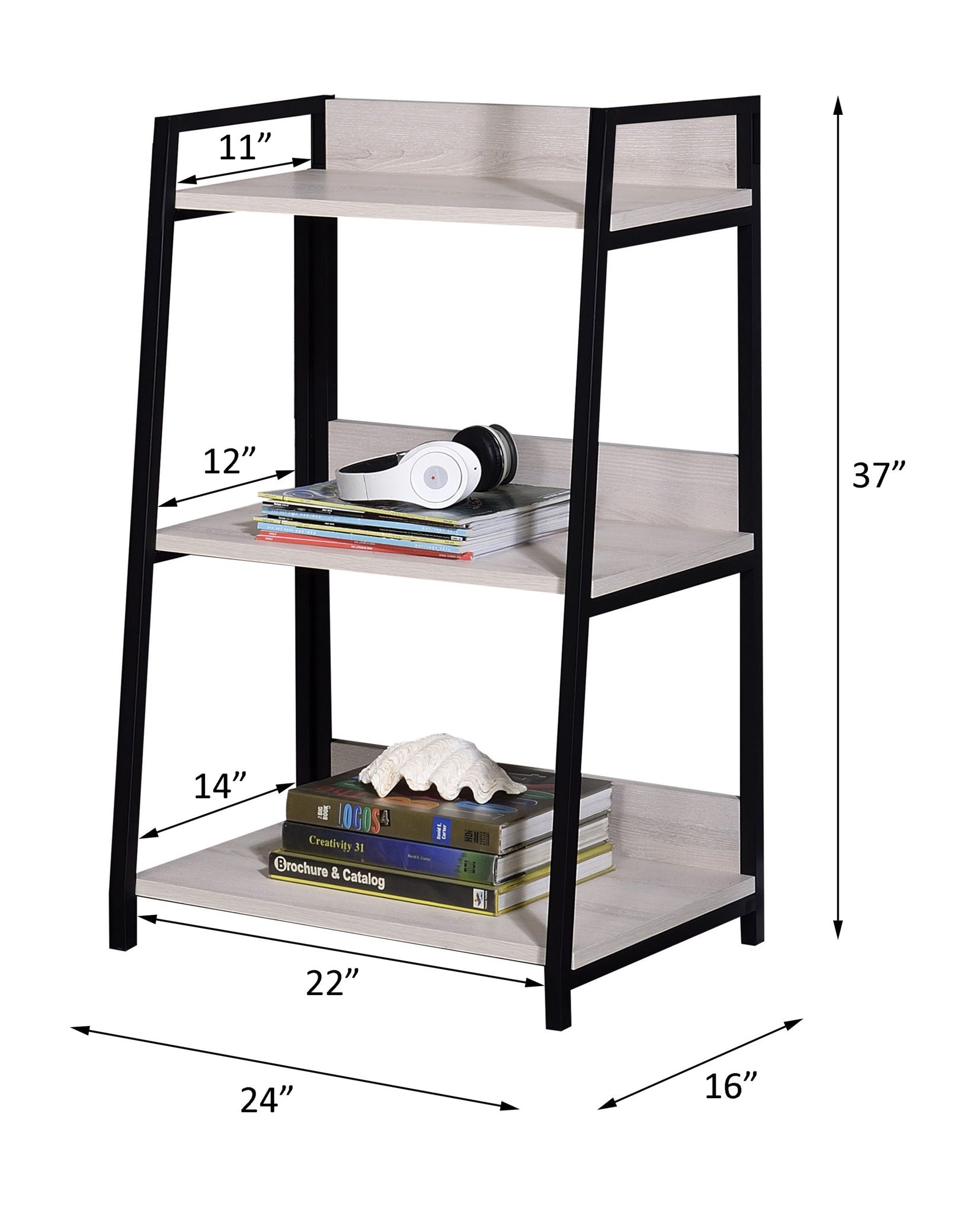 Wendral - Bookshelf - Natural & Black - Urban Living Furniture (Los Angeles, CA)