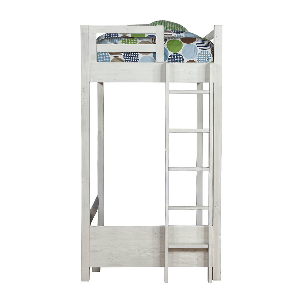 Celerina - Twin Loft Bed - Weathered White - Urban Living Furniture (Los Angeles, CA)