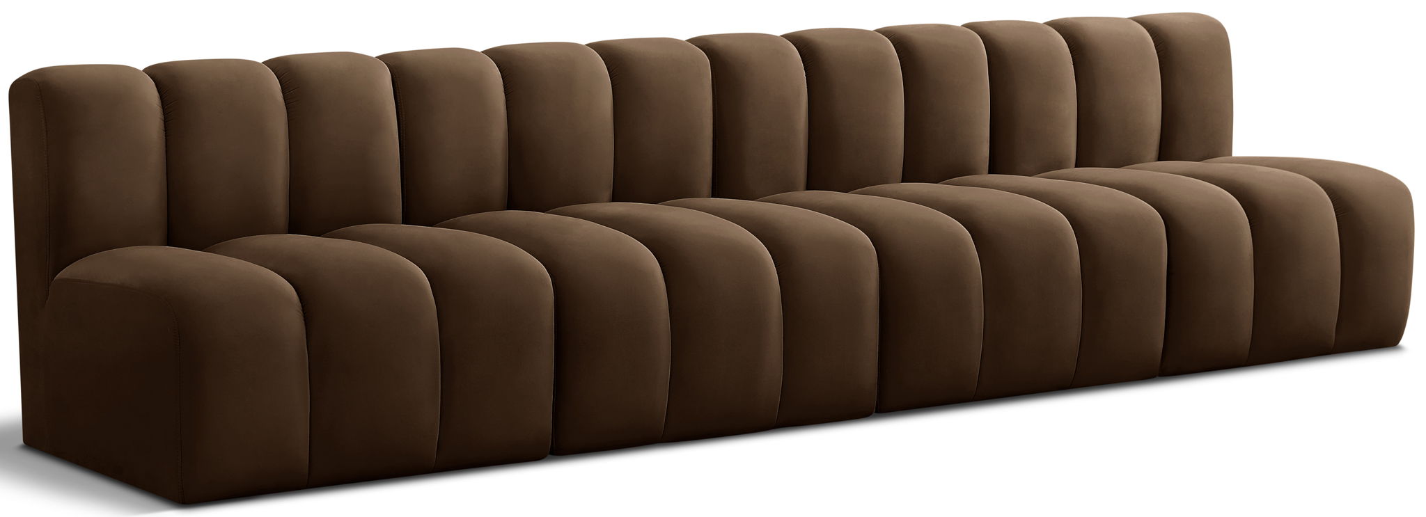Arc - Velvet 4 Seats Modular Sofa - Urban Living Furniture (Los Angeles, CA)
