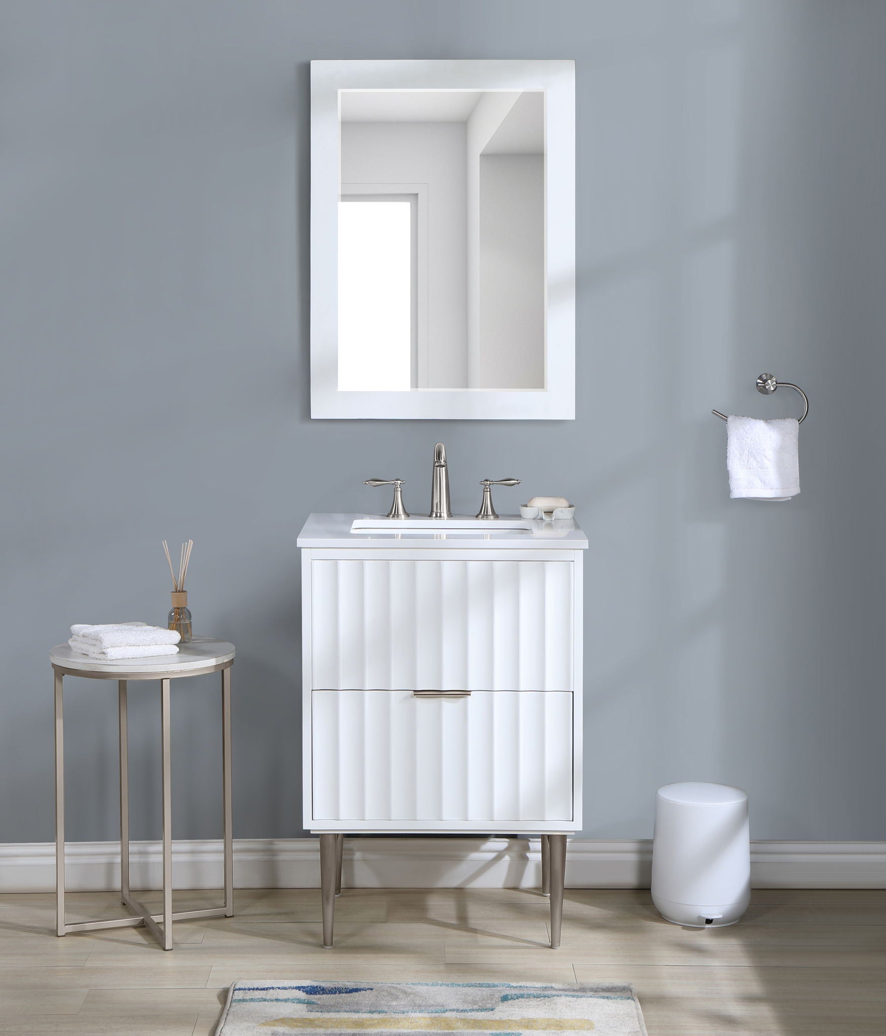 Modernist - Bathroom Vanity With Chrome Legs - Urban Living Furniture (Los Angeles, CA)