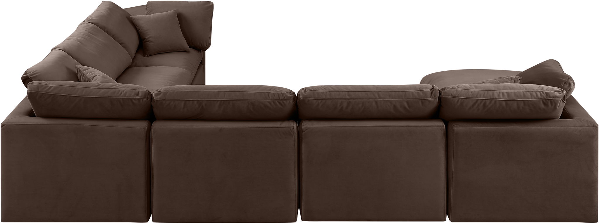 Indulge - Velvet 7 Piece Modular Sectional - Urban Living Furniture (Los Angeles, CA)