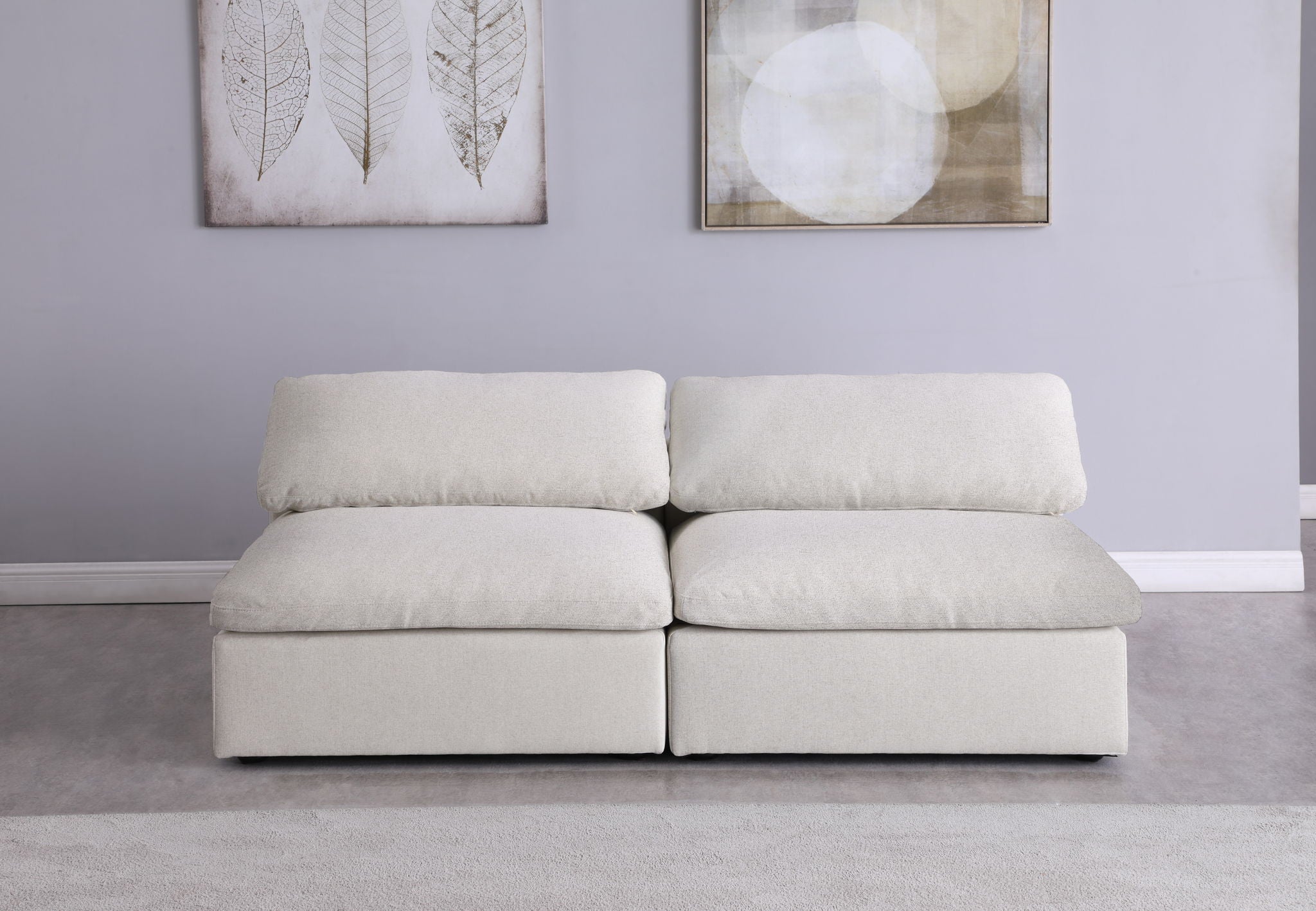 Serene - Modular Armless 2 Seat Sofa - Urban Living Furniture (Los Angeles, CA)