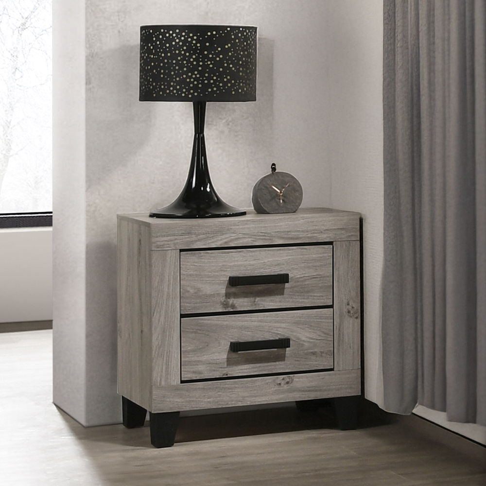Mari - Nightstand - Light Gray Finish - Urban Living Furniture (Los Angeles, CA)