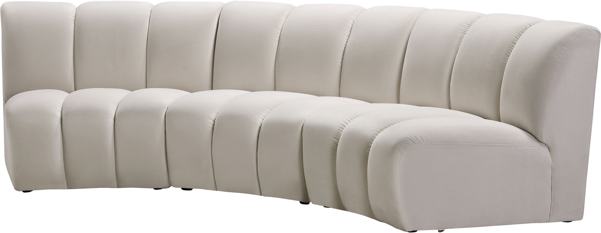 Infinity - 3 Piece Velvet Modular Sectional - Urban Living Furniture (Los Angeles, CA)