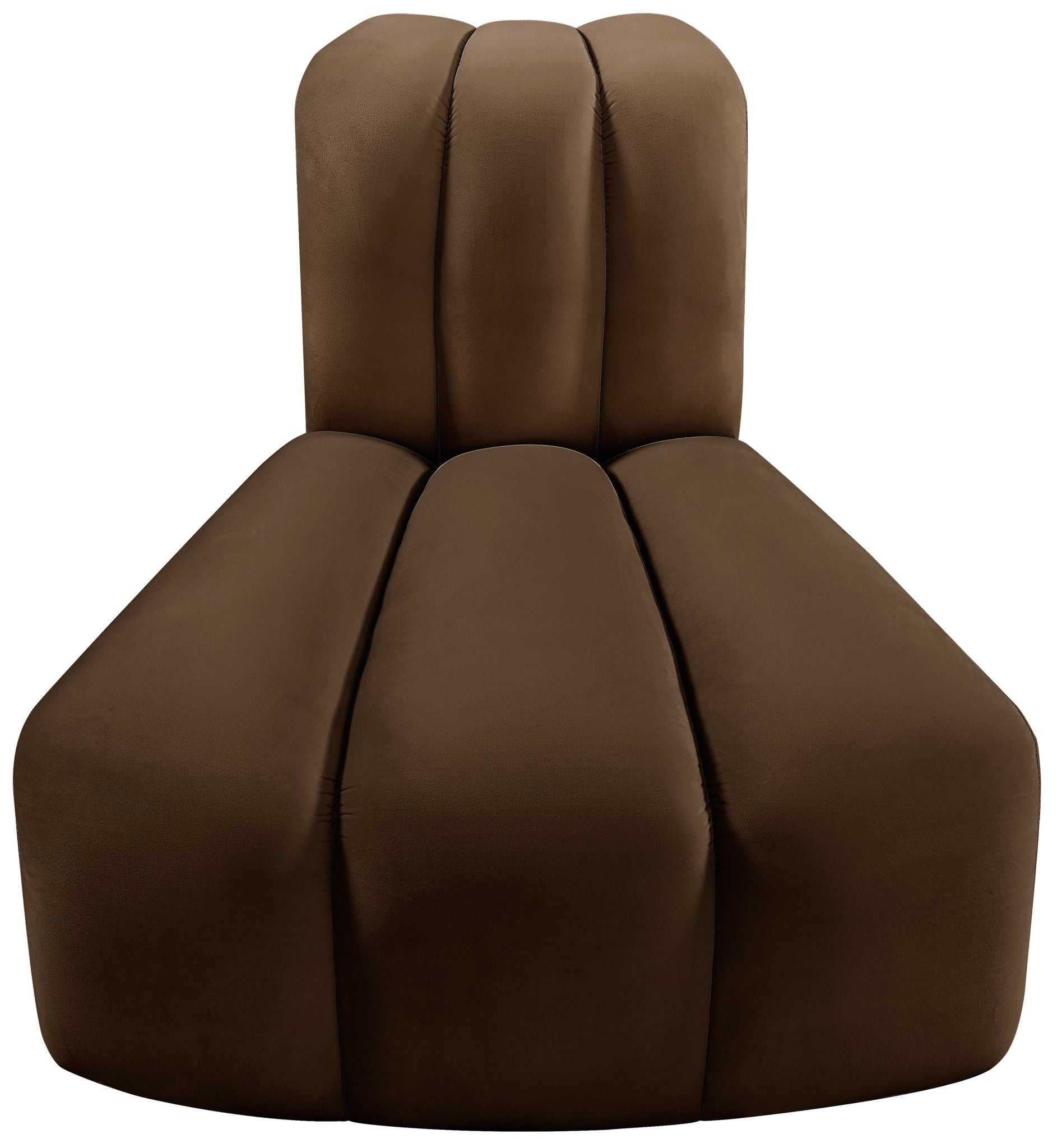 Arc - Velvet Reverse Corner Chair - Urban Living Furniture (Los Angeles, CA)