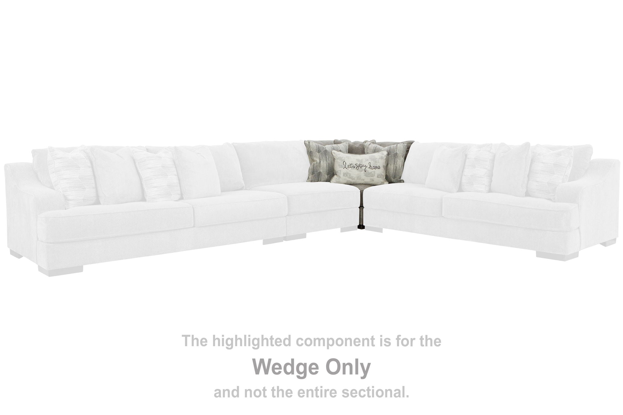 Bayless - Smoke - Wedge - Urban Living Furniture (Los Angeles, CA)
