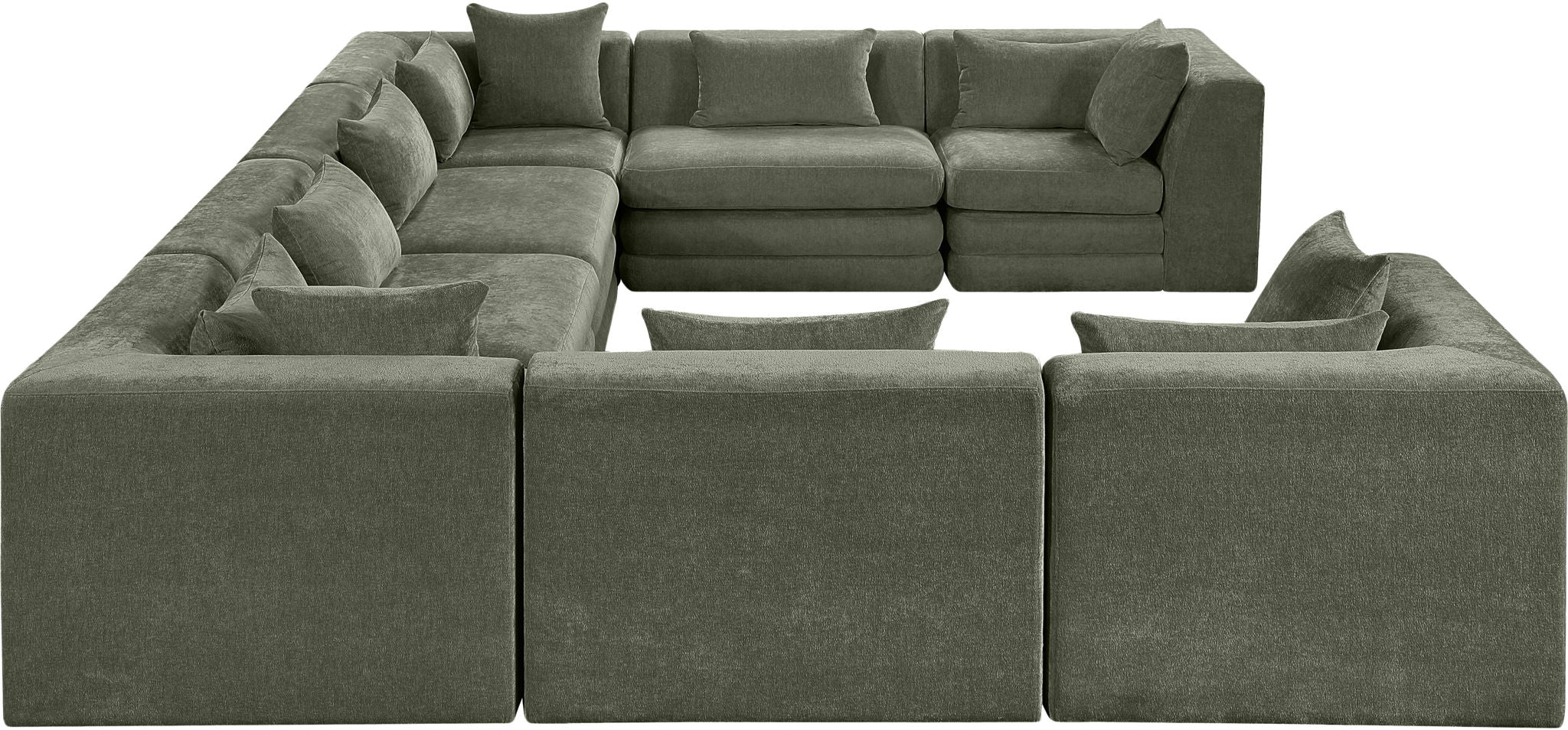 Stellar - 8 Piece Chenille Fabric Upholstered Modular Sectional - Urban Living Furniture (Los Angeles, CA)