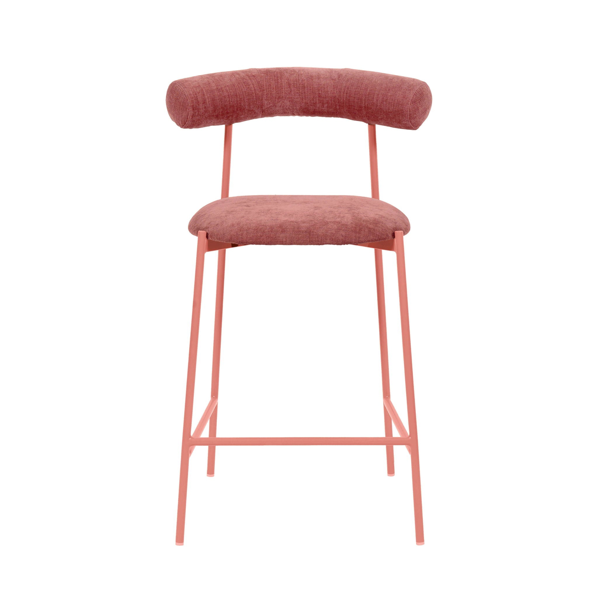 Liliana - Velvet Bar Stool - Urban Living Furniture (Los Angeles, CA)