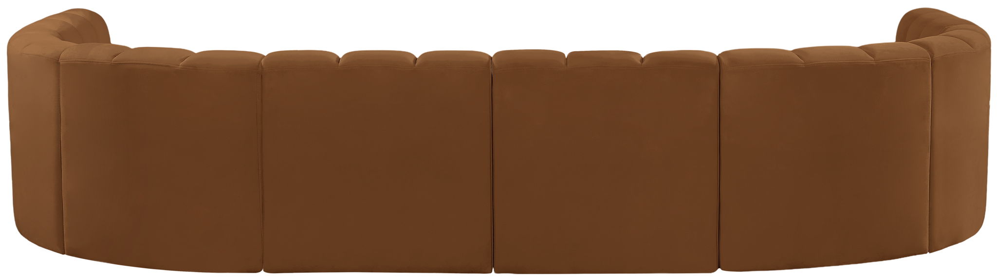 Arc - Velvet Modular U-Shaped Sectional - Saddle - Urban Living Furniture (Los Angeles, CA)