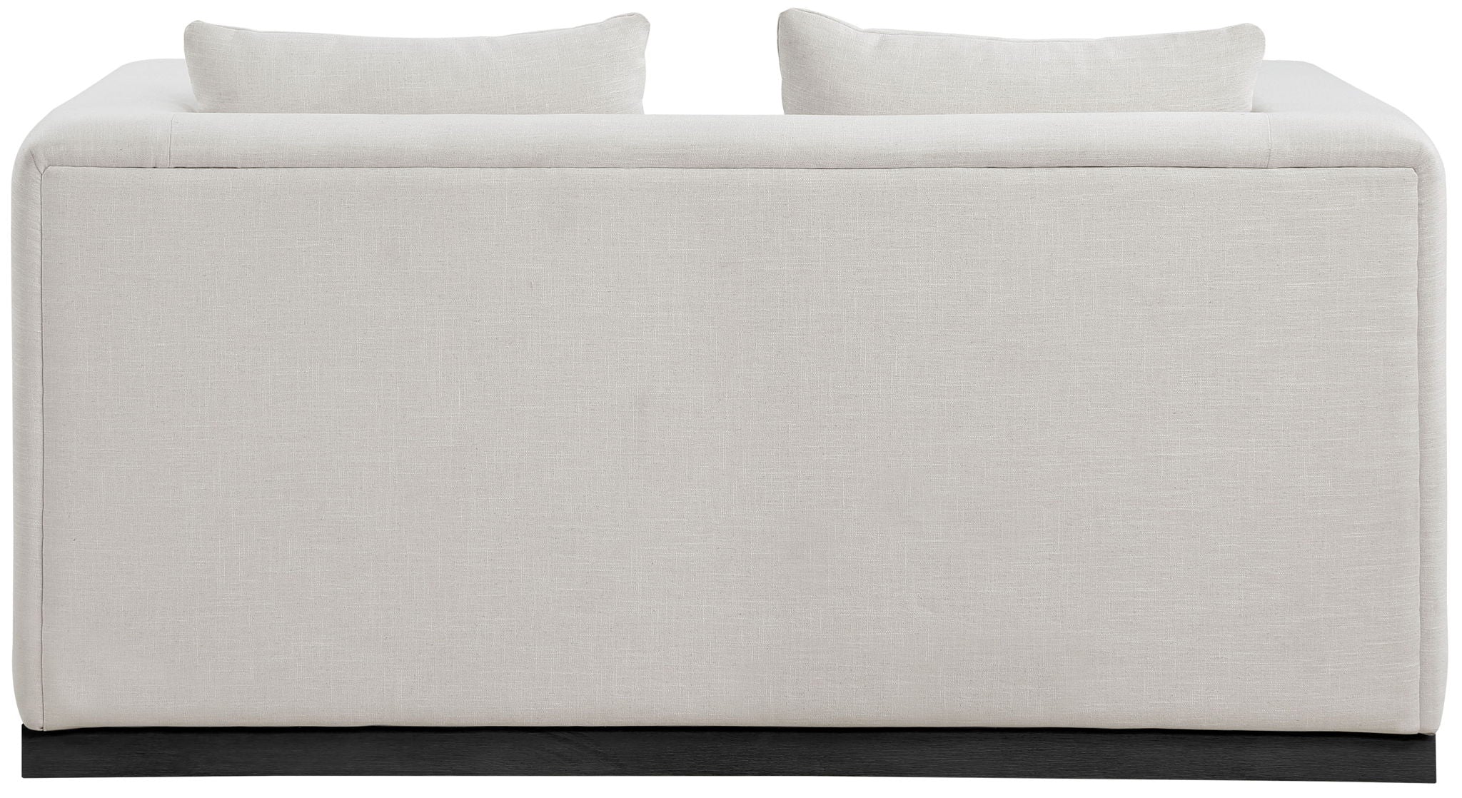 Alfie - Linen Textured Fabic Loveseat