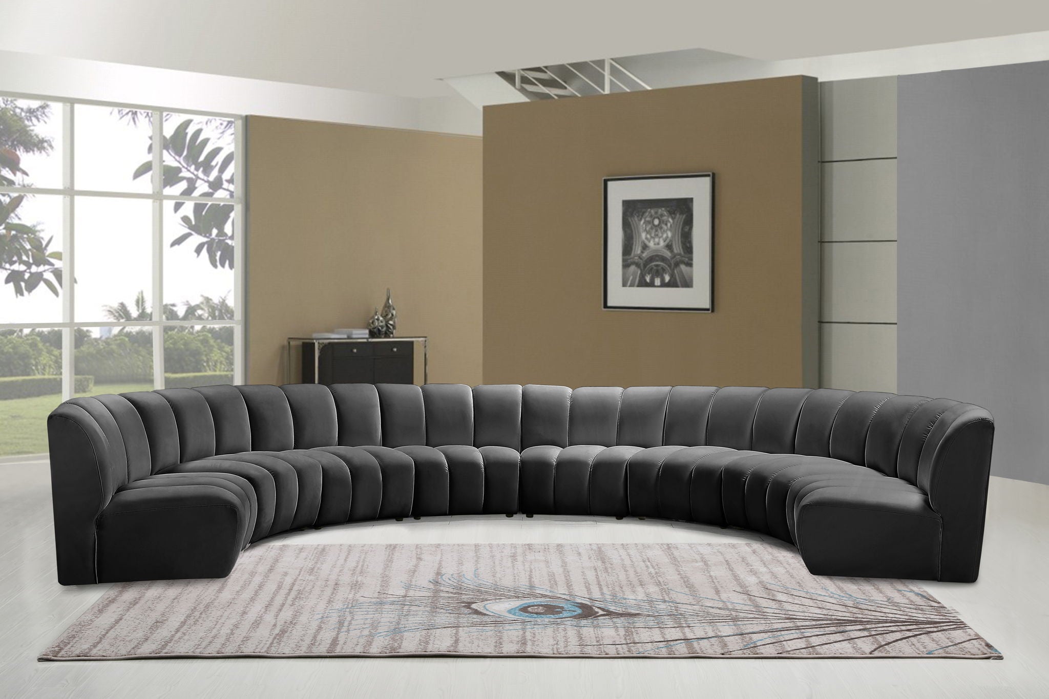 Infinity - 8 Piece Velvet Modular Sectional - Urban Living Furniture (Los Angeles, CA)