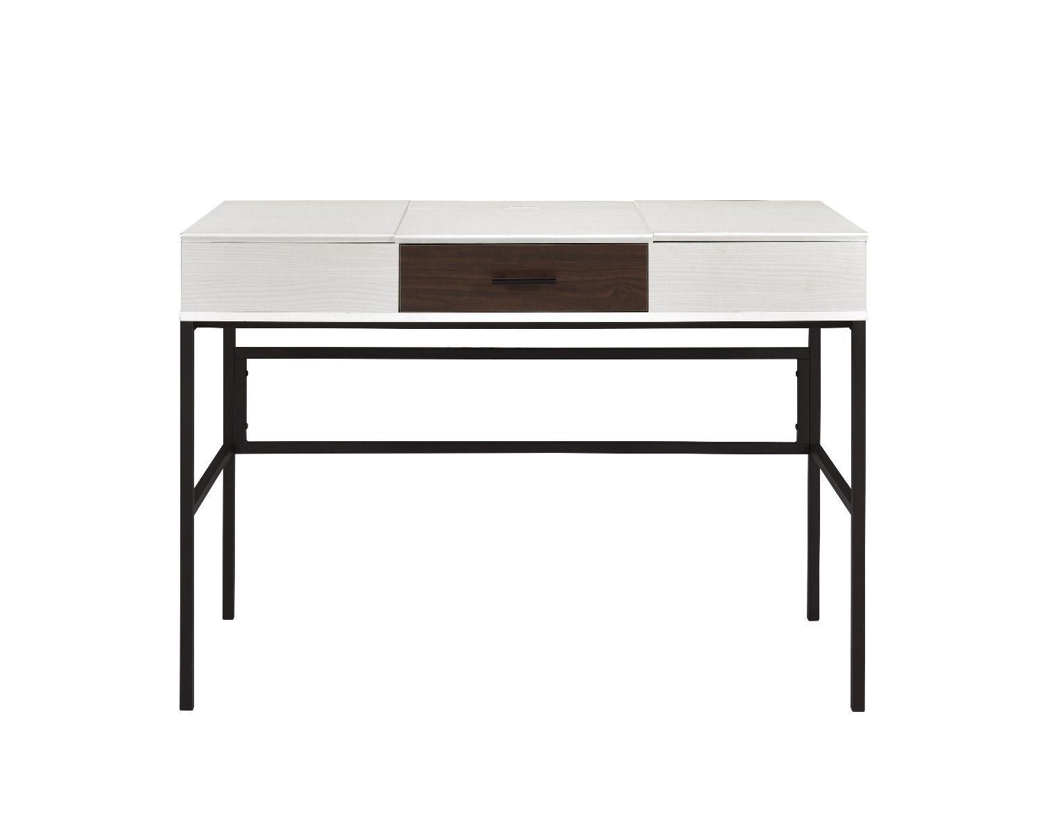 Verster - Writing Desk With USB - Natural & Black - Urban Living Furniture (Los Angeles, CA)