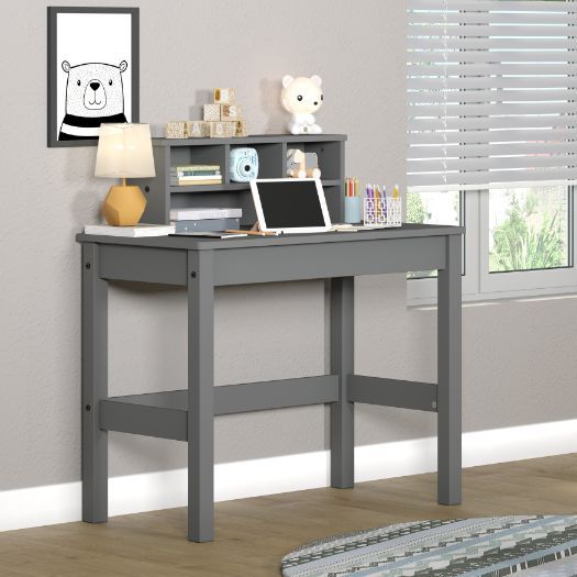 Logan - Writing Desk - Gray Finish - Urban Living Furniture (Los Angeles, CA)