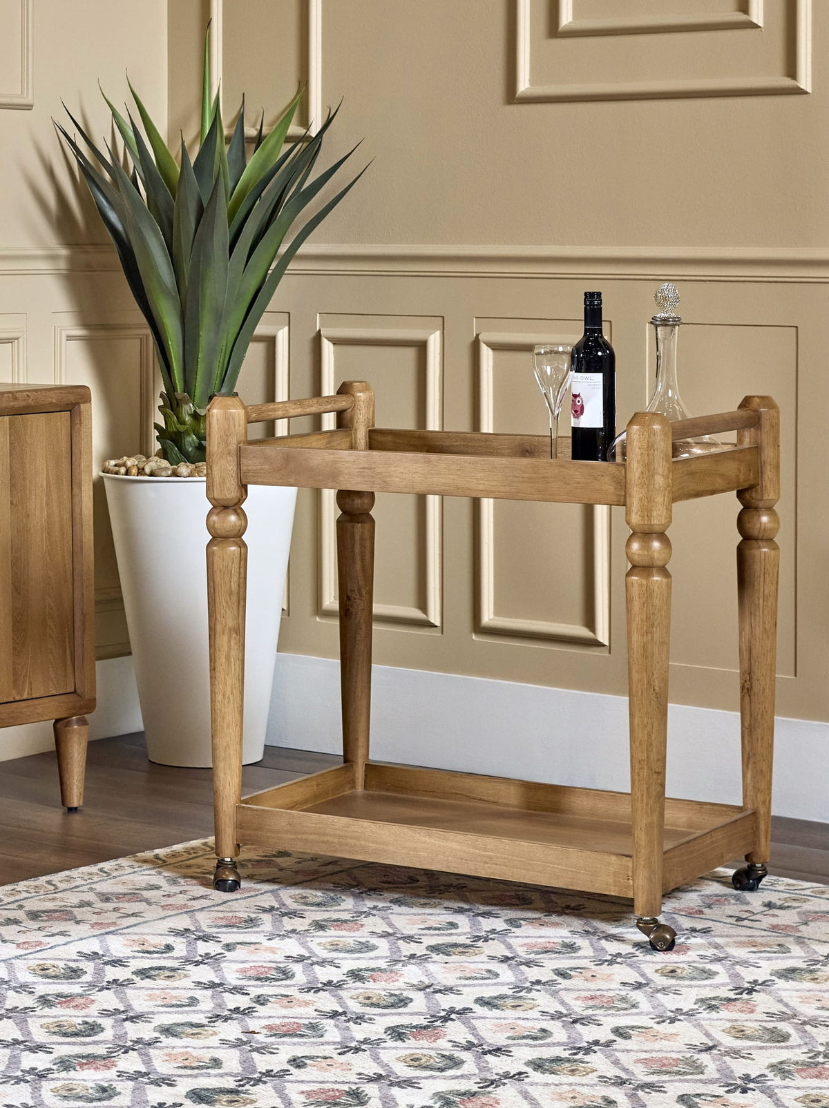 Langley - Bar Cart - Cabin Glow