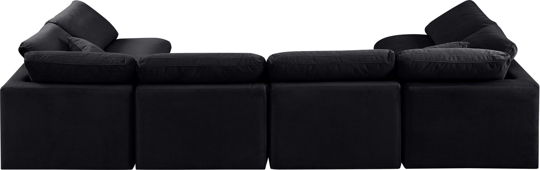 Indulge - Velvet 6 Piece Modular U-Shaped Sectional - Urban Living Furniture (Los Angeles, CA)