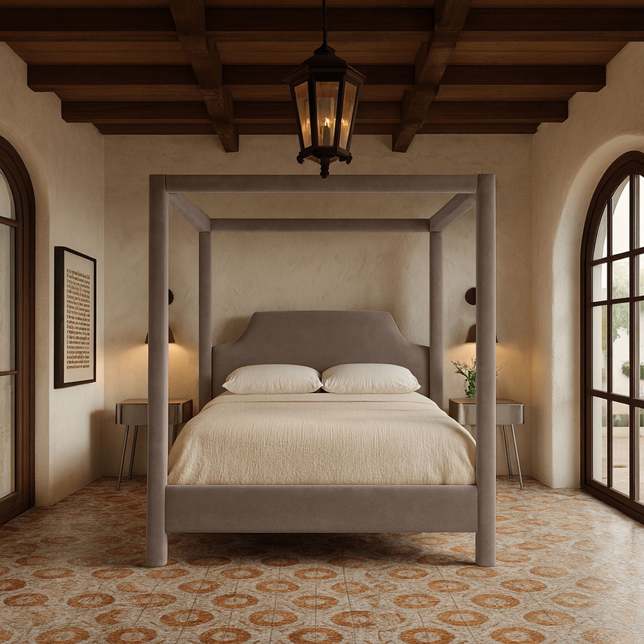 Dawson - Velvet Upholstered Bed - Urban Living Furniture (Los Angeles, CA)